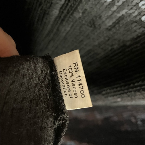 Chan Luu * Beautiful * Long Black Sequin Maxi Skirt - Picture 9 of 9